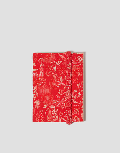 London Print Fabric Notebook, , large