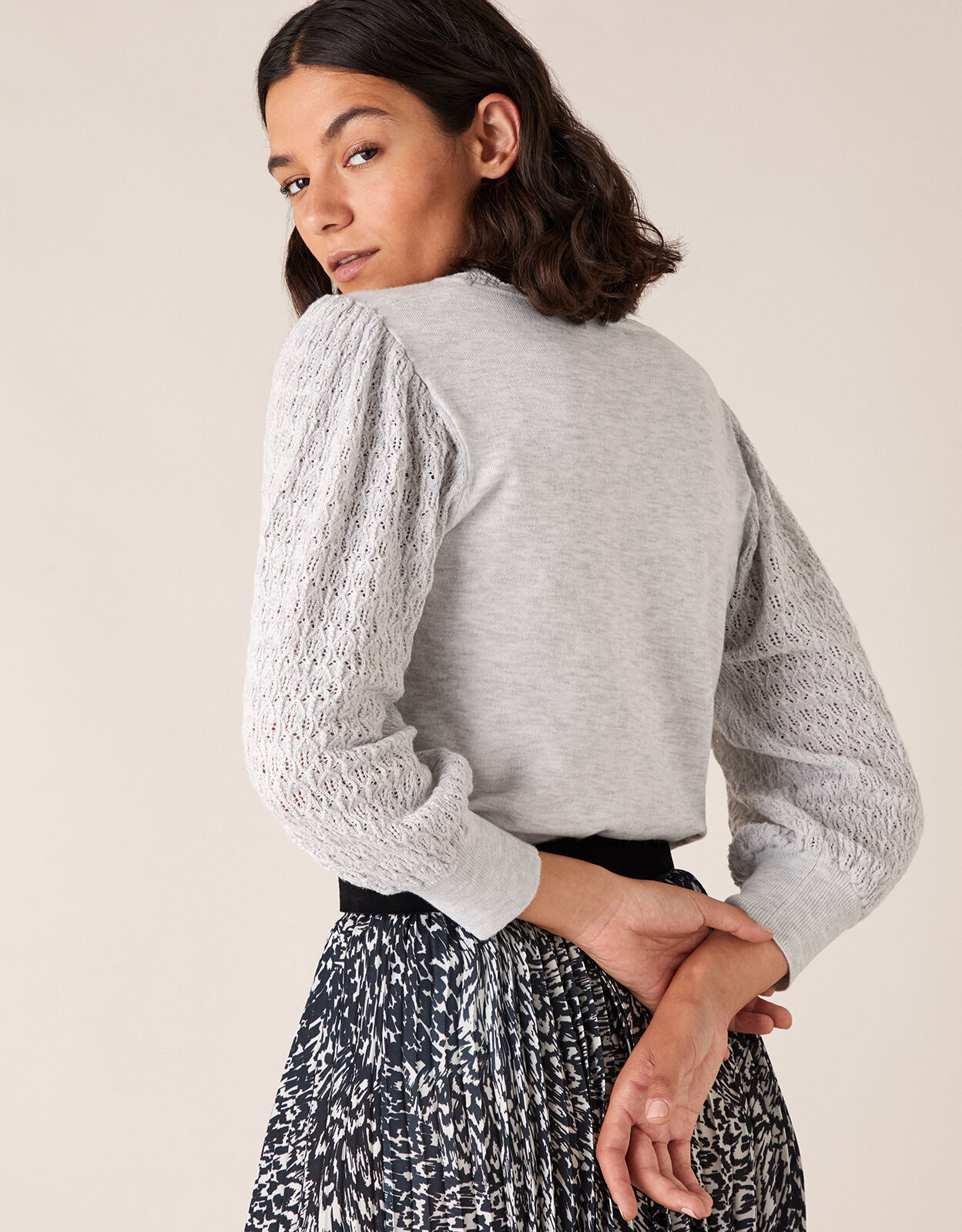 large knit jumper
