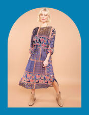 East Romy Burnout Dress, Multi (MULTI), large