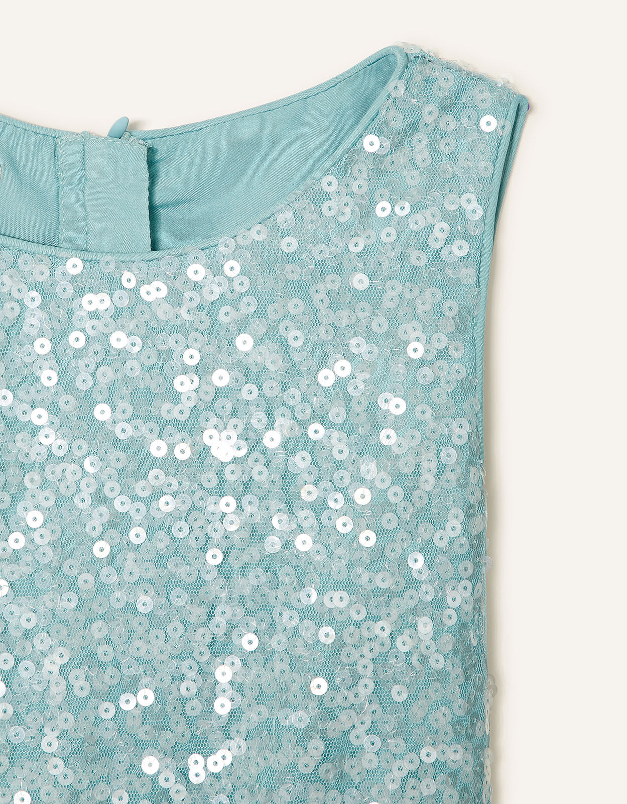 Keita Sequin Pleat Dress Green