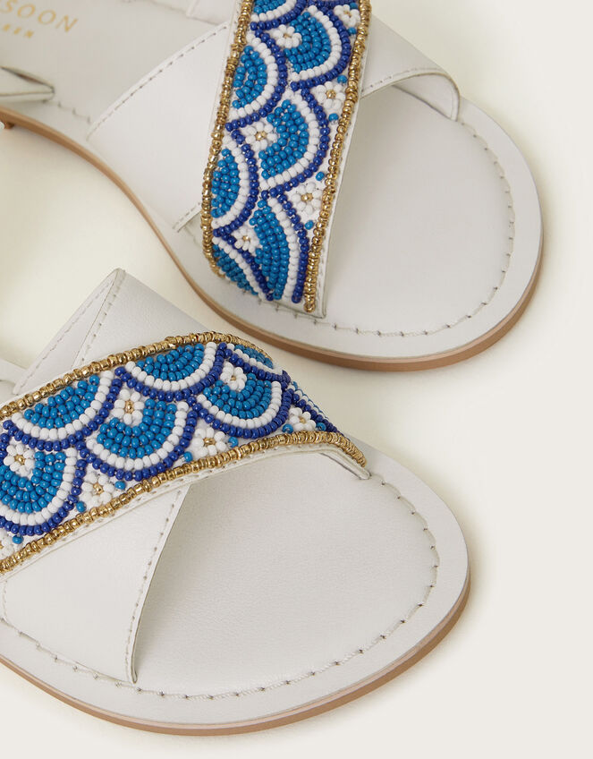 Beaded Strappy Sandals, Multi (MULTI), large