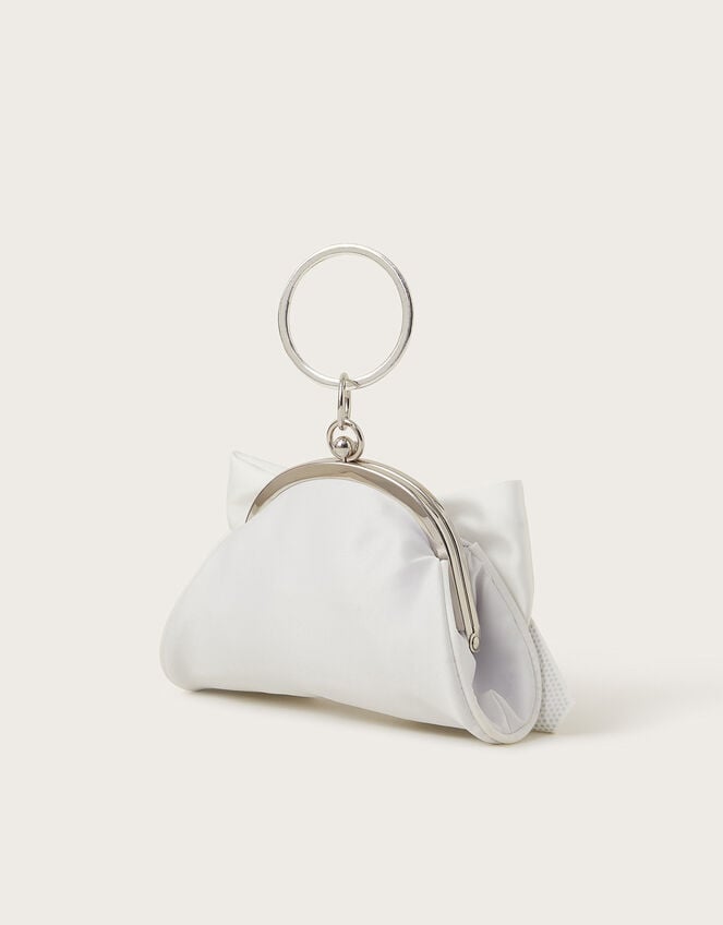 Diamante Bow Bangle Bag, , large