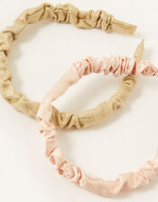 Ruched Headband Twinset, , large