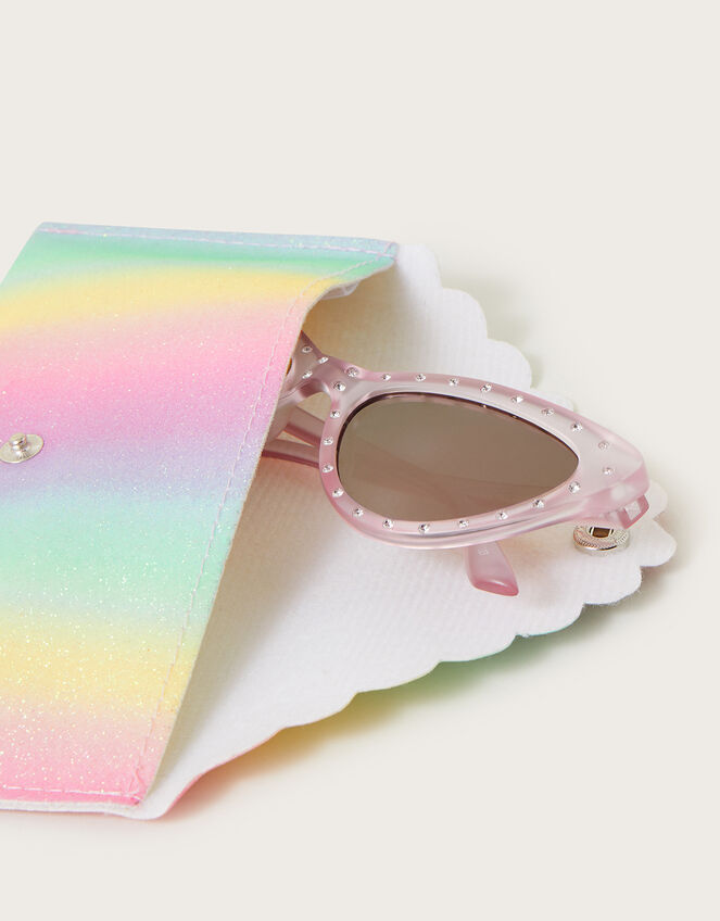 Cateye Sunglasess with Case, , large