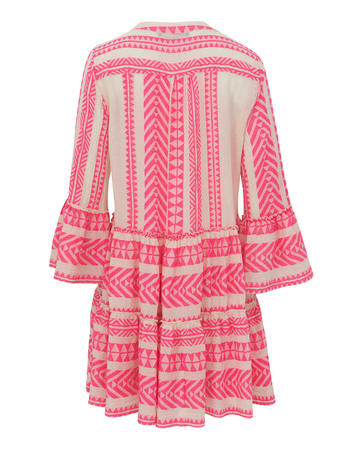 Devotion Twins Short Jacquard Dress Pink