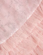 Baby Sofia Sequin Ruffle Party Dress, Pink (PINK), large