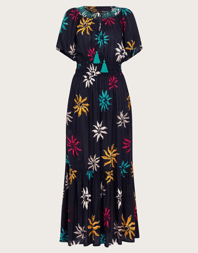 Summer Sun Dress, Black (BLACK), large
