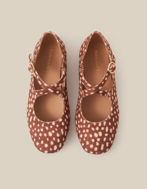 Dana Bambi Mary Jane Ballet Flats, Natural (NEUTRAL), large