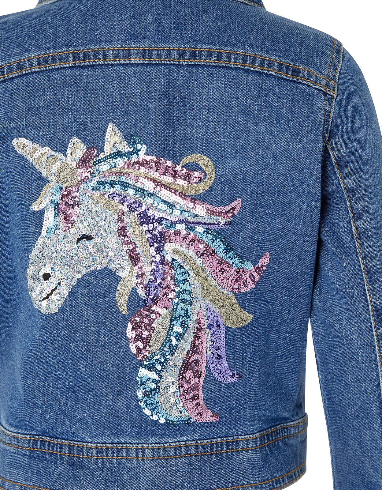 Monsoon girls denim jacket sale