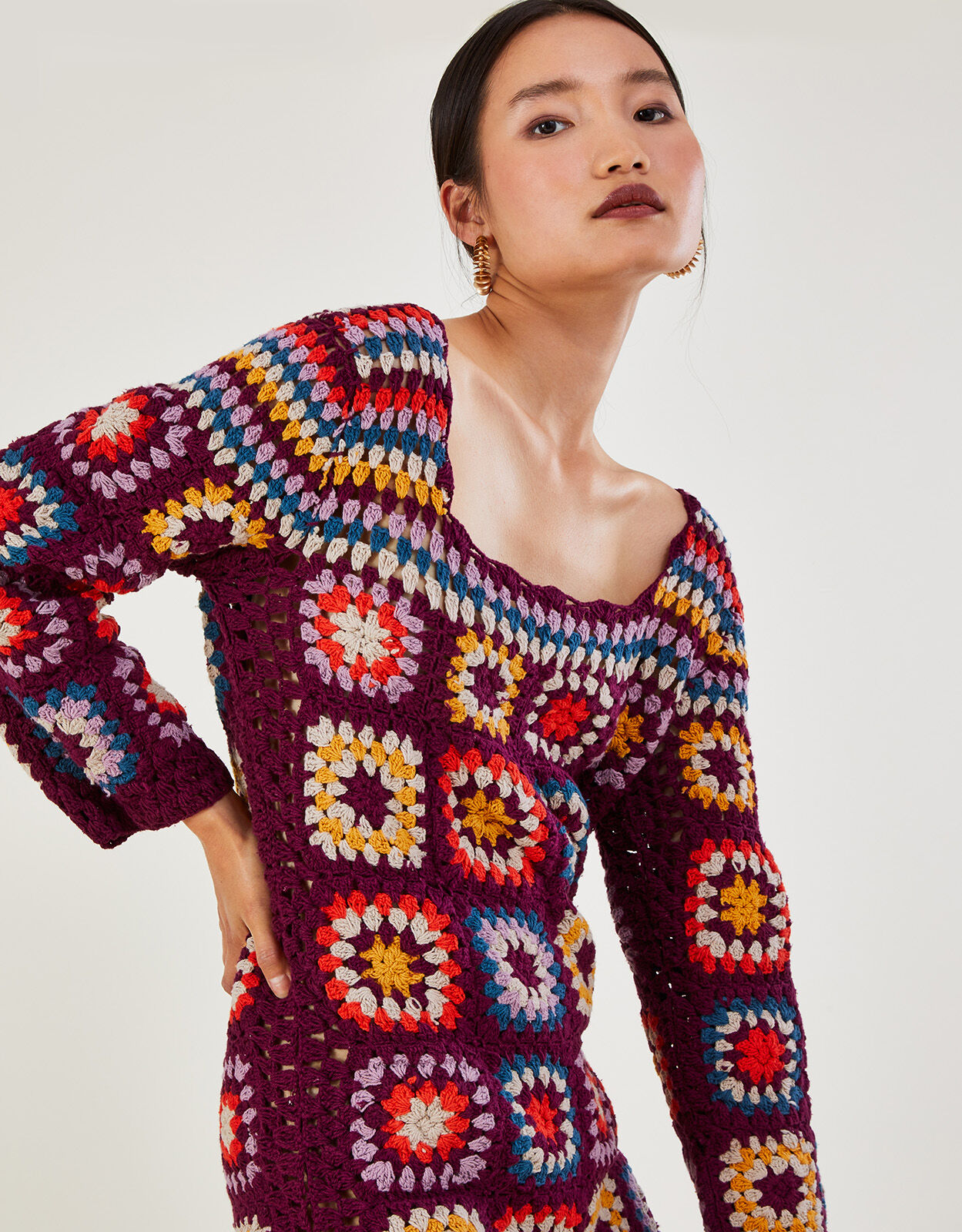 Monsoon crochet dress sales