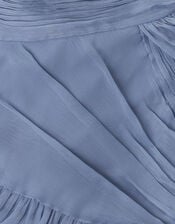 Arianna One-Shoulder Tulle Prom Dress, Blue (PALE BLUE), large