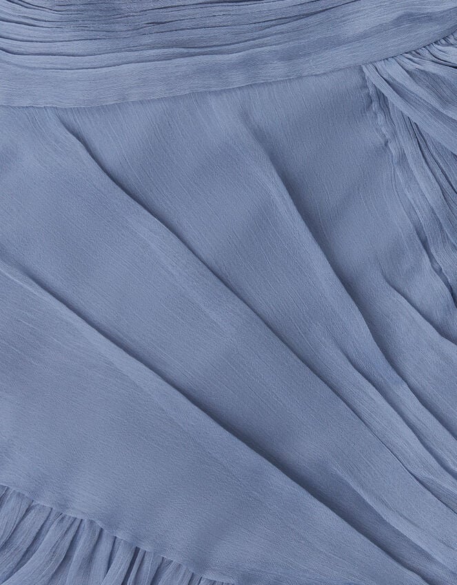 Arianna One-Shoulder Tulle Prom Dress, Blue (PALE BLUE), large