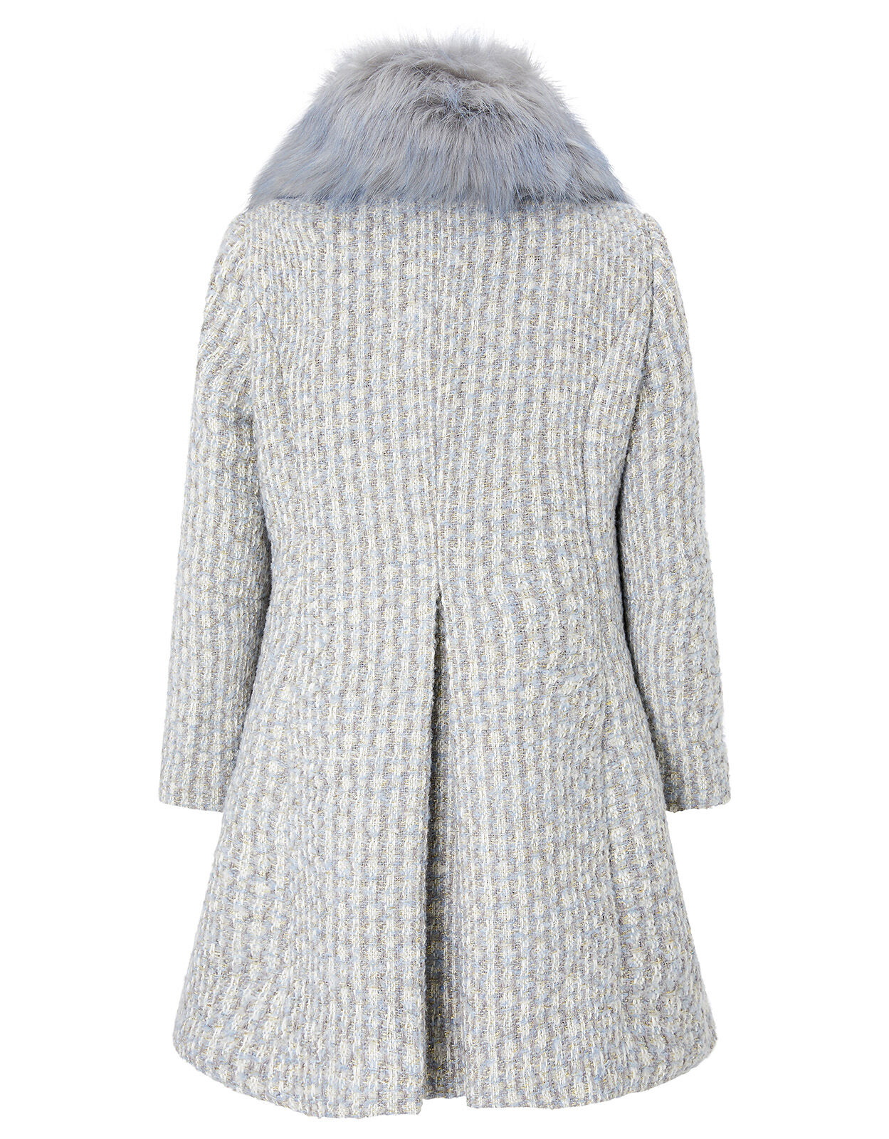 Monsoon lavender hot sale tweed coat