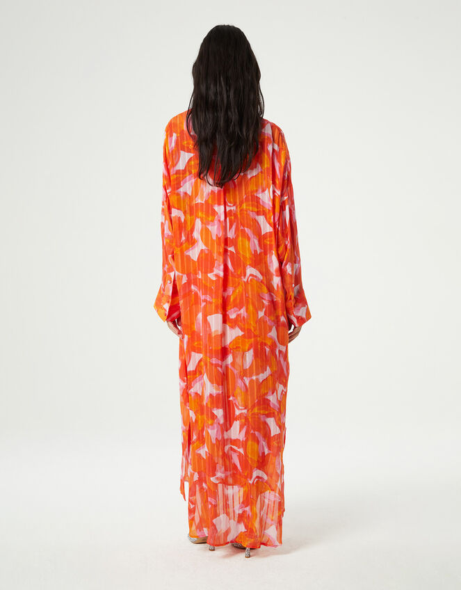 Fabienne Chapot Print Shirt Dress, Orange (ORANGE), large