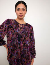 East Paisley Print Blouse, Multi (MULTI), large