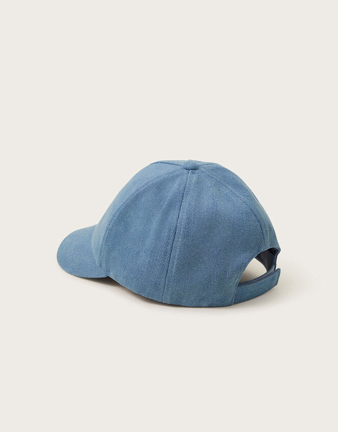 Berry Denim Cap, Blue (BLUE), large