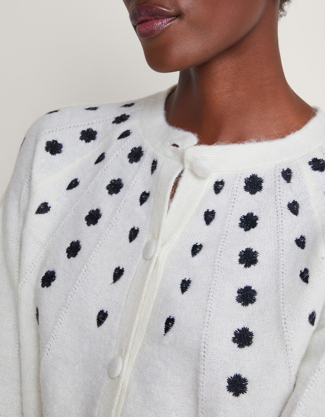 Monsoon ivory cardigan store