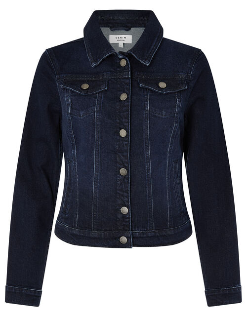 levi's dark blue denim jacket