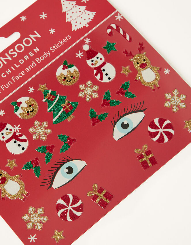 Festive Fun Face and Body Stickers, , large