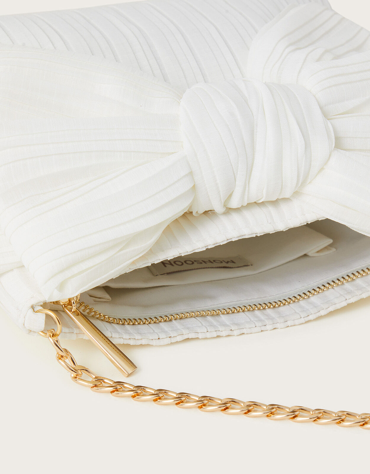 Ivory leather clutch bag new arrivals