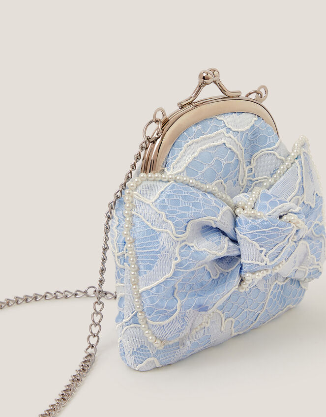 Lace Bow Bridesmaid Bag, , large