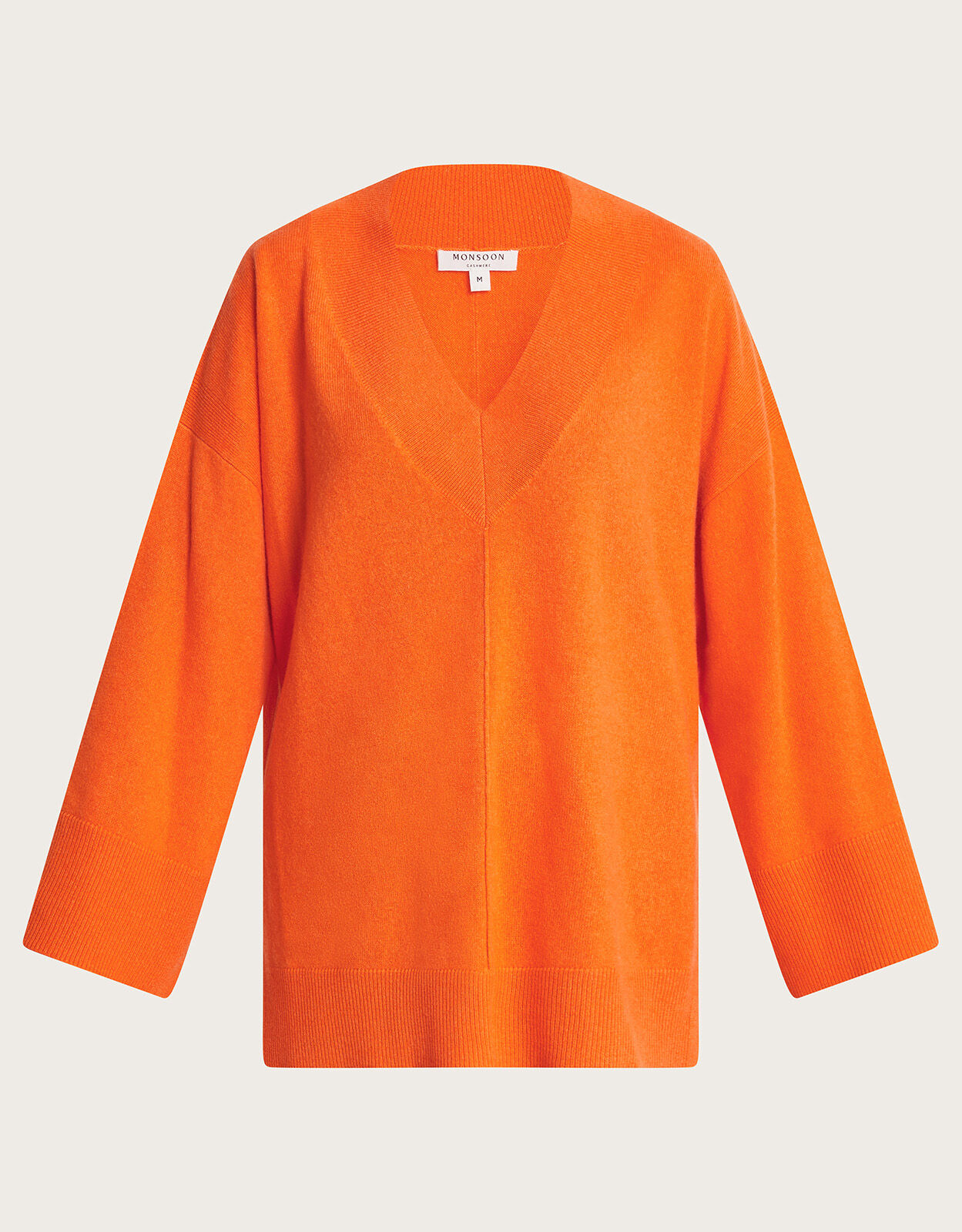 Orange cashmere jumper clearance