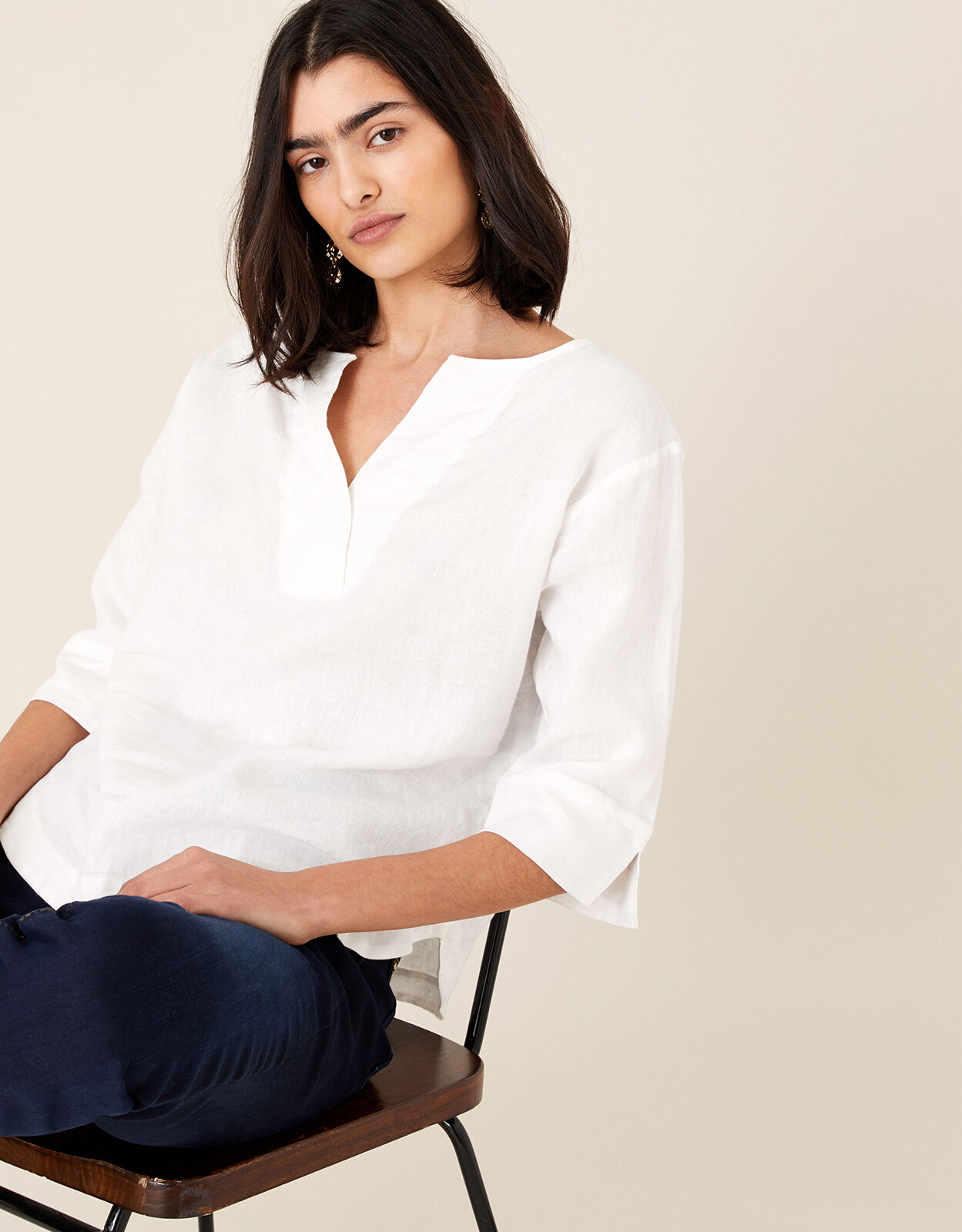Daisy linen shirt
