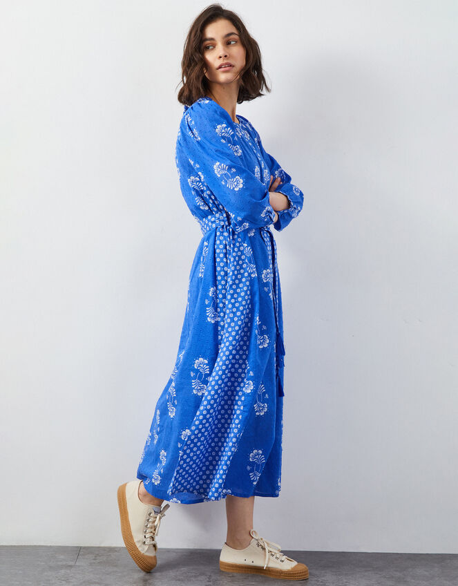 Amber Floral Tie Midi Dress