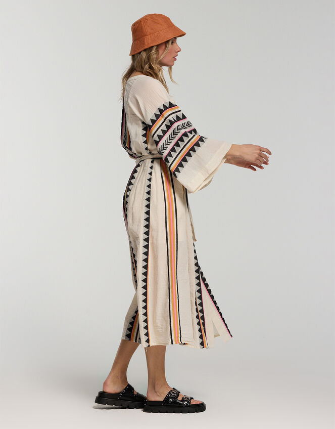 Devotion Twins Porto Pefko Maxi Dress, Natural (NEUTRAL), large