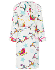 Christmas Chunky Robe, Ivory (IVORY), large
