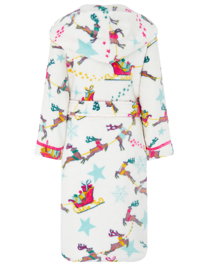 Christmas Chunky Robe, Ivory (IVORY), large