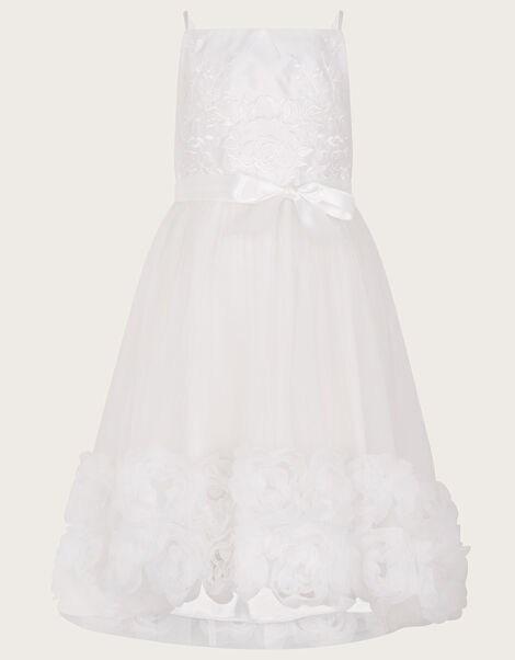 Odette Blossom 3D Dress, Ivory (IVORY), large