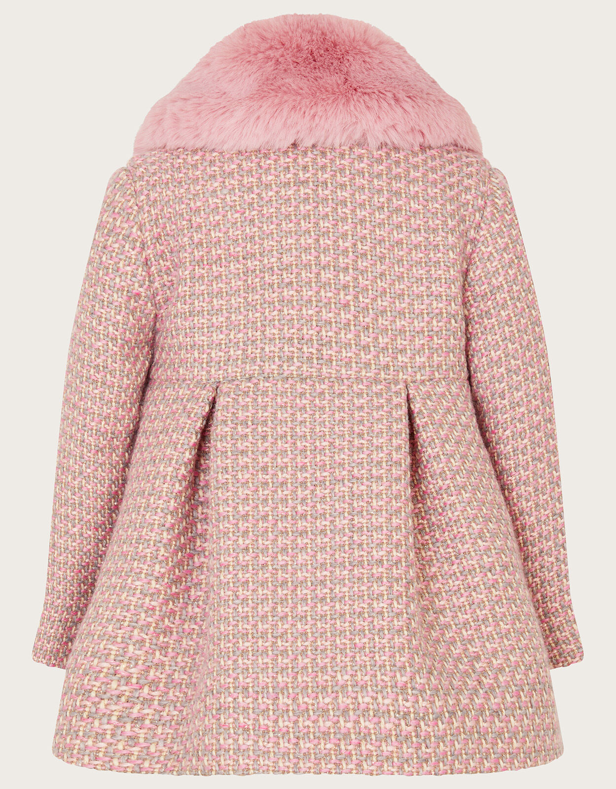 Monsoon tweed coat sales