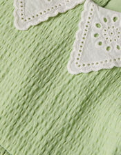 Baby Collar Dress, Green (GREEN), large