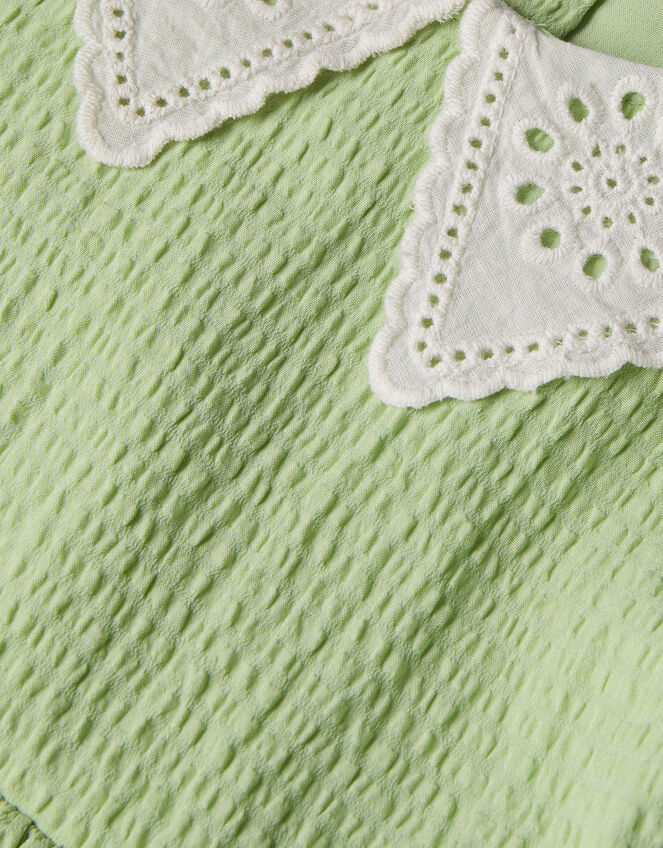 Baby Collar Dress, Green (GREEN), large