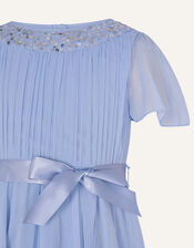 Grace Waterfall Dress, Blue (PALE BLUE), large