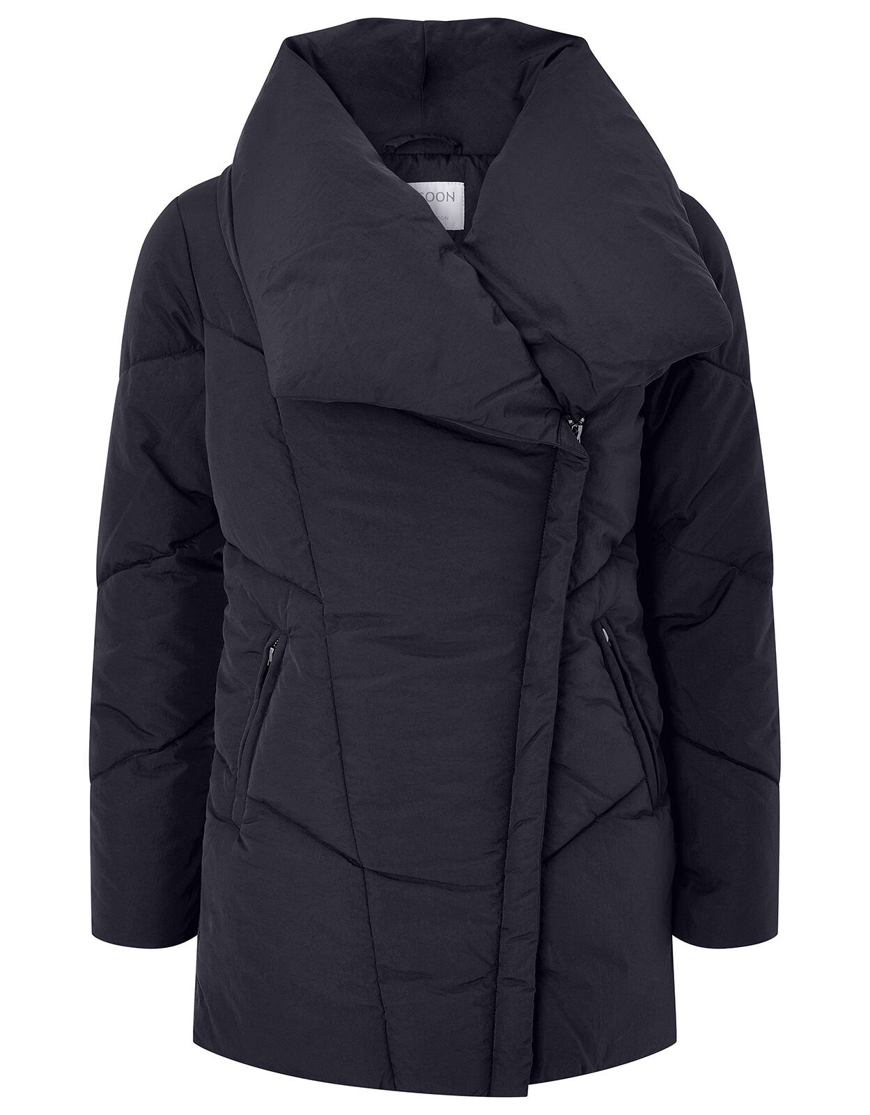 Monsoon navy coat outlet