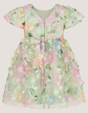 Baby Eliza Floral Appliqu&eacute; Party Dress, Multi (MULTI), large