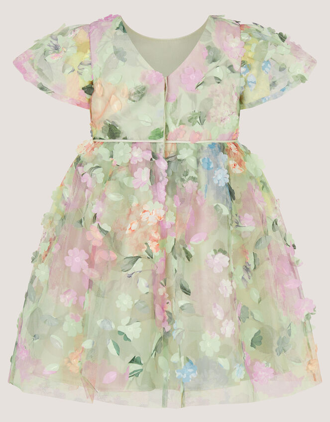 Baby Eliza Floral Appliqu&eacute; Party Dress, Multi (MULTI), large