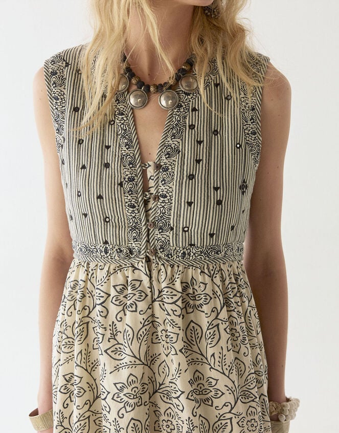Maison Hotel Eugenie Midi Dress, Multi (MULTI), large