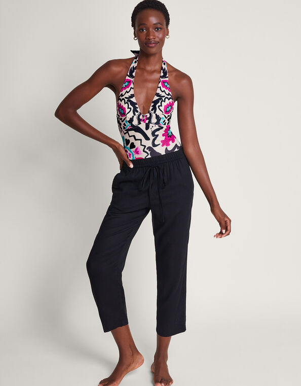 Penina Crop Pants, Black (BLACK), large