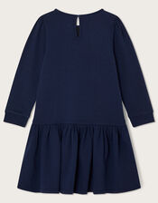 Butterfly Sweater Dress WWF-UK Collaboration, Blue (NAVY), large
