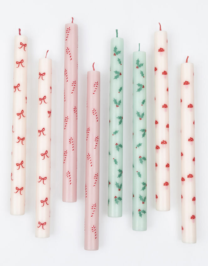 8-Pack Meri Meri Christmas Taper Candles, , large