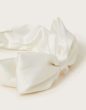 Bridesmaid Bow Headband, Ivory (IVORY), large