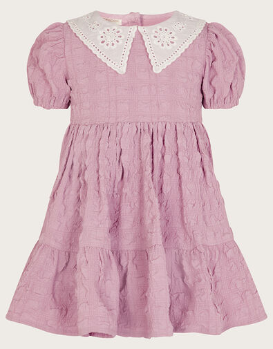 Baby Heather Collar Dress, Purple (PURPLE), large