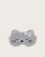 Faux Fur Cat Eye Mask, , large