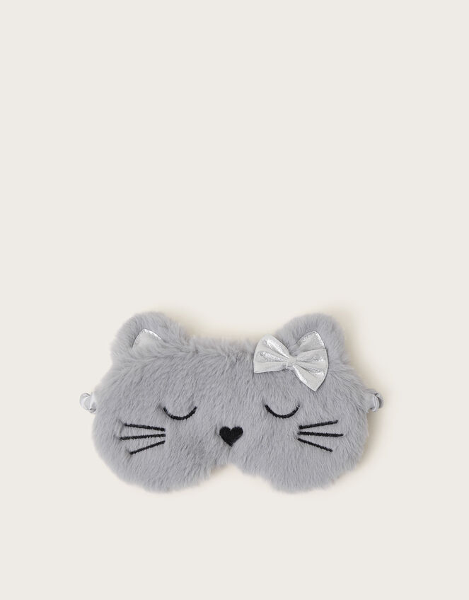 Faux Fur Cat Eye Mask, , large