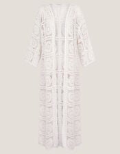Cara Crochet Beach Cover-Up, Ivory (IVORY), large