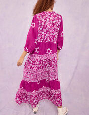 East Chrissie Gauzy Maxi Dress, Pink (PINK), large