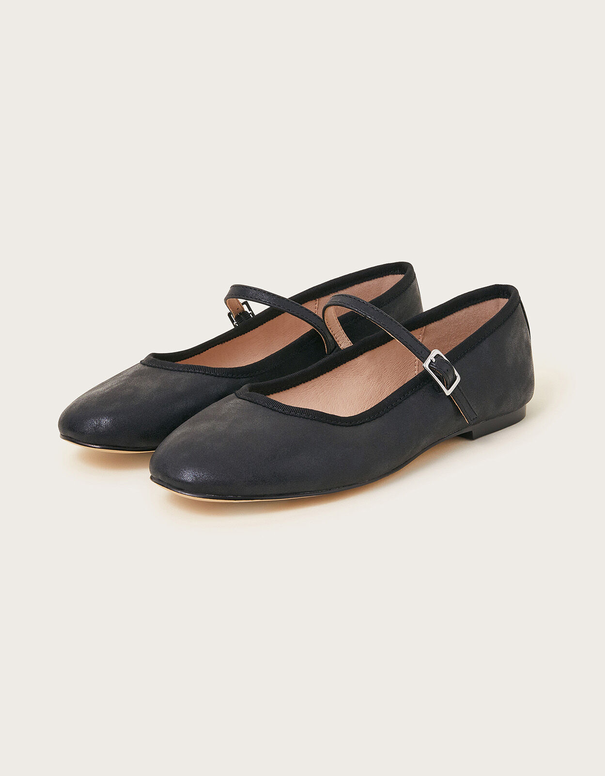 Flat black store mary jane shoes